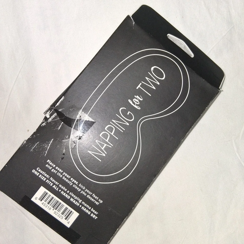 Bumplife Mom Needs Her Beauty Sleep Mask Napping‎ for Two Black